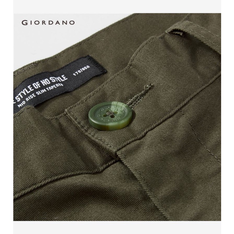 Quần short GIORDANO 13100202 chất vải co giãn thời trang trẻ trung năng động cho nam