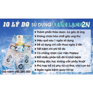 PHẤN LẠNH ZN 100GR (CHÍNH HÃNG 100%, DATE MỚI)