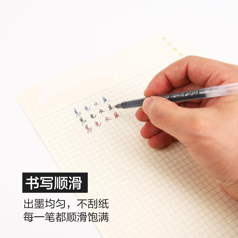 Bút Gel nước ngòi nhỏ 0.5mm mực đen M&G luyện viết chữ Hán Nhật Hàn, tập viết tiếng Trung viết cực thích - 5571