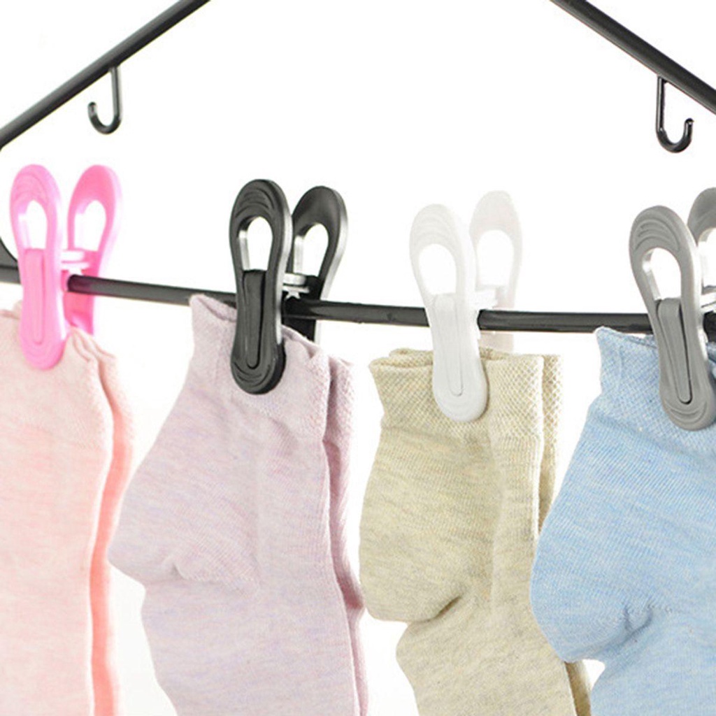 Móc Nhựa Phơi Quần Áo Đa Năng Thanh Lịch