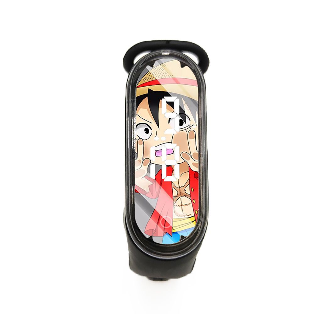 Đồng hồ điện tử đeo tay bằng silicone chống nước họa tiết hoạt hình dành cho bé trai/bé gái