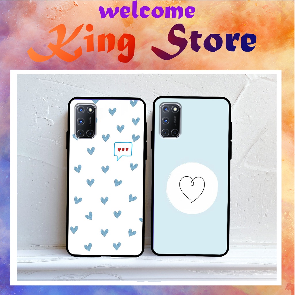 Ốp lưng Oppo A52 - Oppo A53 - Oppo A92 - Ốp in hình Trái tim  siêu dễ thương