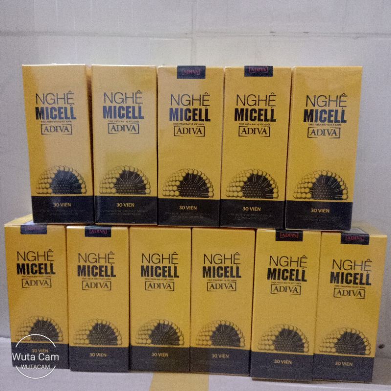 Hộp 30 Viên Nghệ Micell Adiva - Thực Phẩm Bảo Vệ Sức Khỏe và Làm Đẹp
