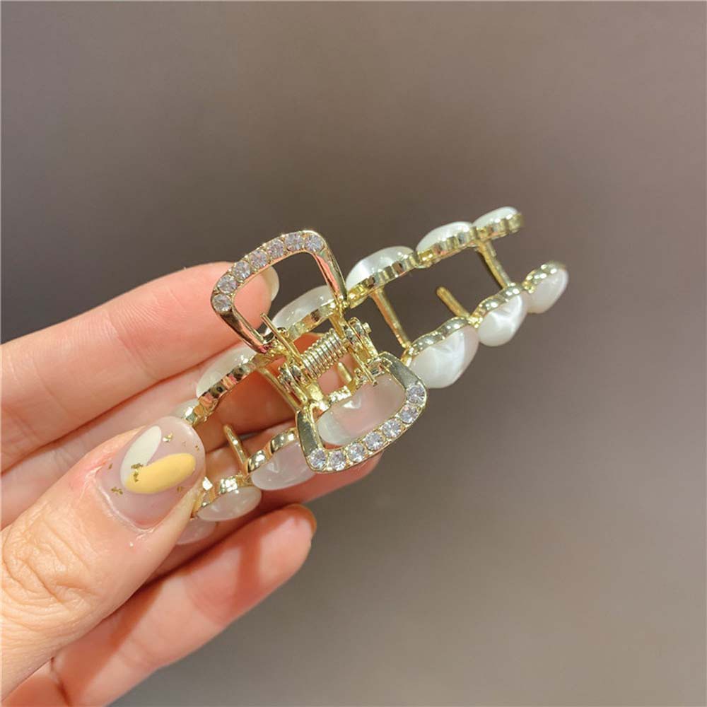 Kẹp Tóc Họa Tiết Trái Tim Bằng Hợp Kim Phong Cách Hàn Quốc Thời Trang Cho Nữ