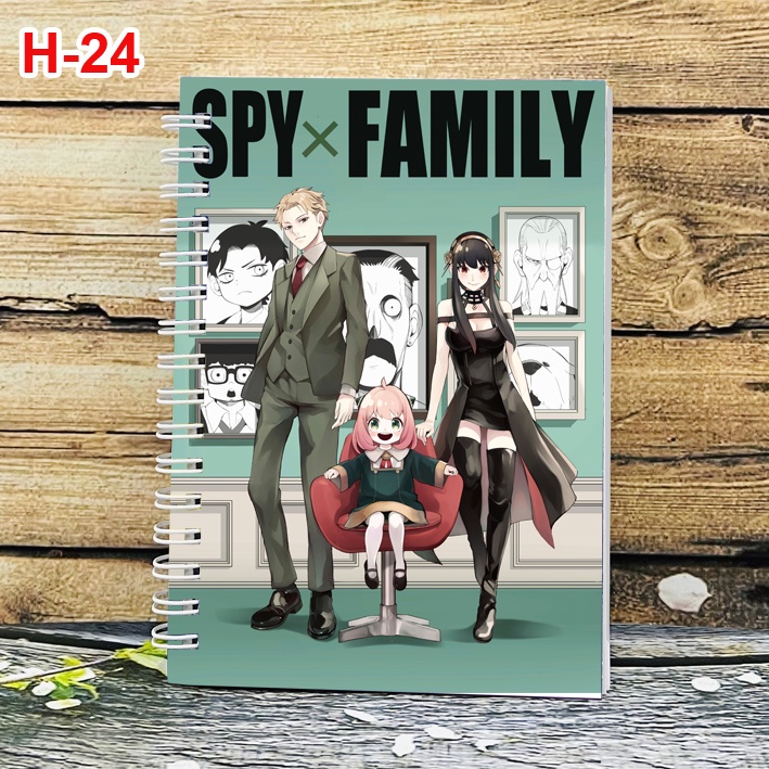 Sổ Lò Xo anime Spy x Family (nhiều mẫu đẹp dễ thương-28 mẫu khác nhau)