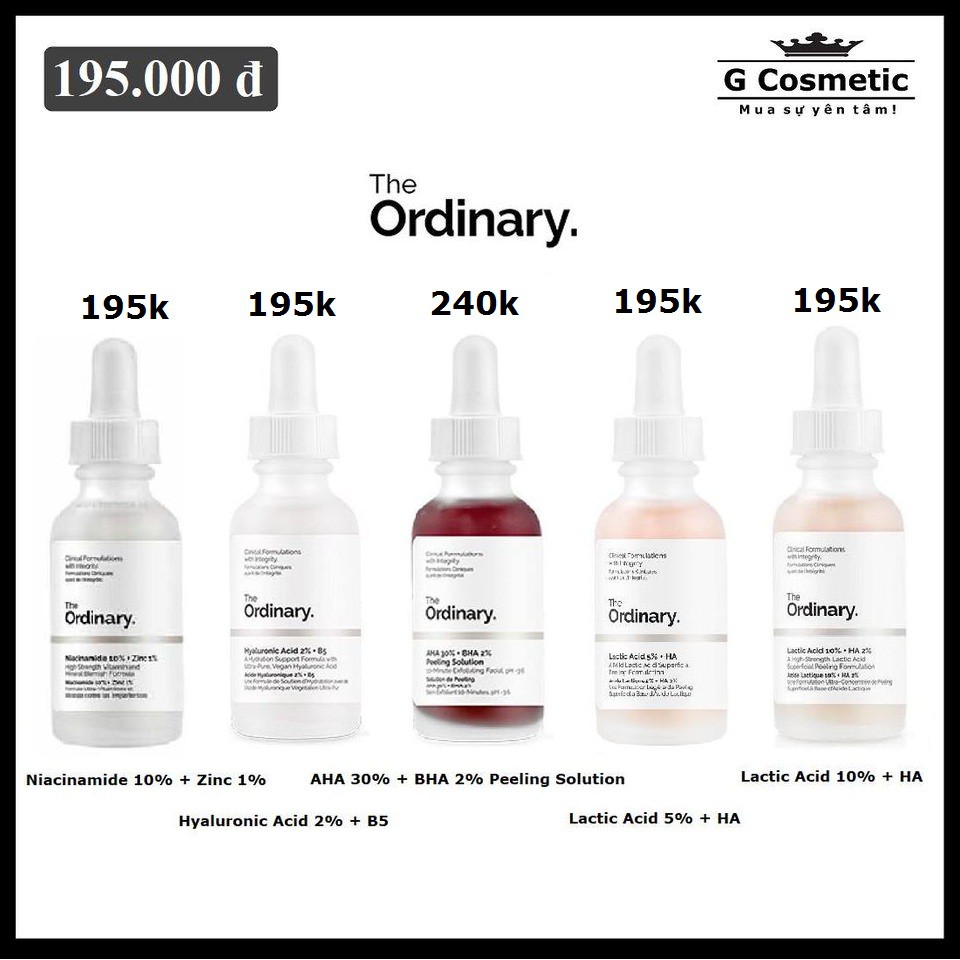 Các Dòng Serum Ordinary 30ml | BigBuy360 - bigbuy360.vn