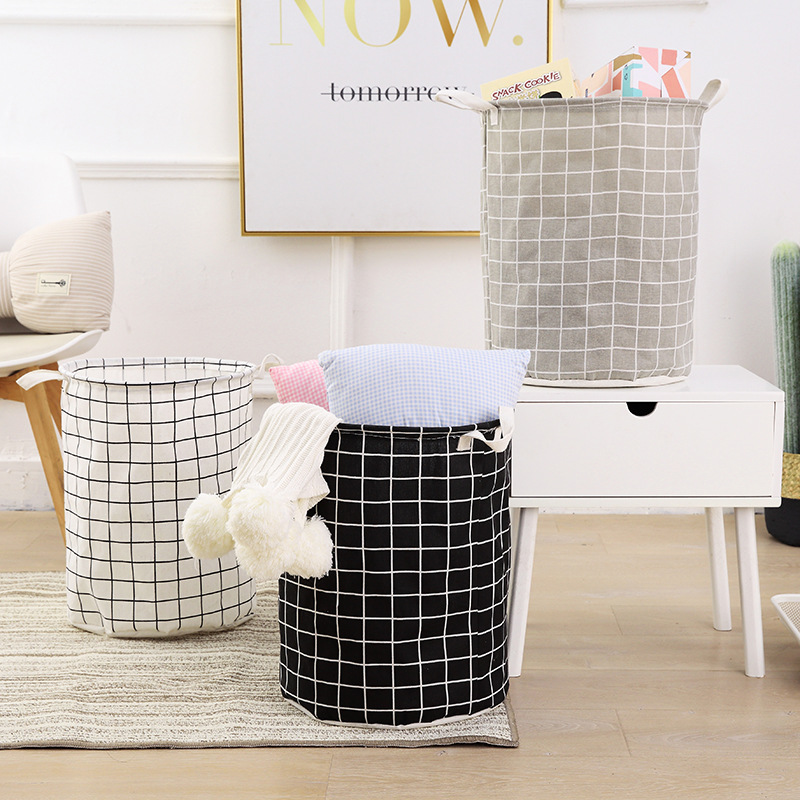 SUPO DEPOT - Hộp đựng đồ  bằng vải cỡ lớn 46l chống thấm nước có thể gấp gọn phong cách Bắc Âu
