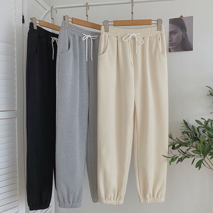 Quần Thể Thao Phong Cách Preppy 207556 Quần Legging Lửng Ống Rộng Thời Trang Nữ Tính