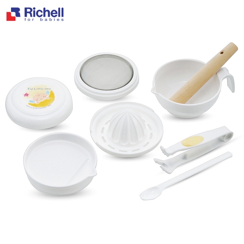 Bộ chế biến ăn dặm kiểu nhật Richell RC53371