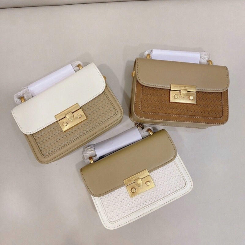 Túi C.Ka khoá vuông size 19cm đựng vừa điện thoại hàng chuẩn loại 1