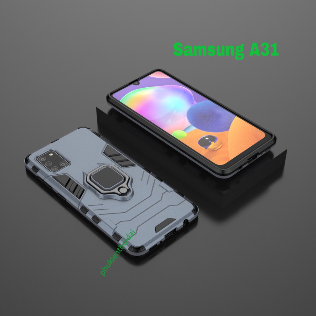 Ốp lưng Samsung Galaxy A31 chống sốc Iron Man Iring siêu bền chống va đập mạnh 1