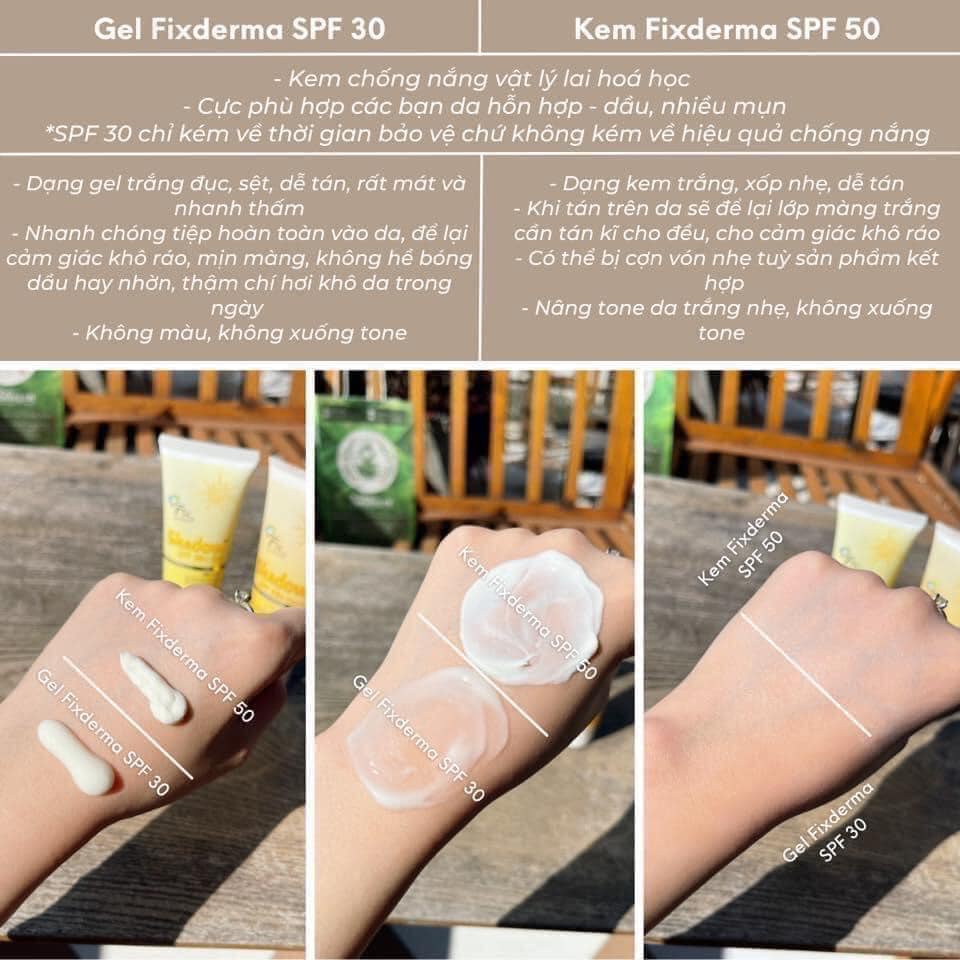 [CHÍNH HÃNG] Kem Chống nắng fixderma Shadow SPF 50+ / 30+ GentsOfficialStore