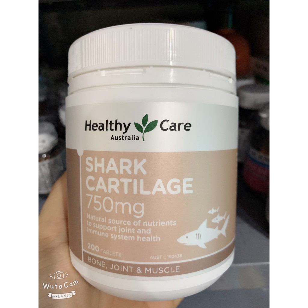 Sụn Cá Mập Úc Shark Cartilage Healthy Care 200 viên nhập khẩu