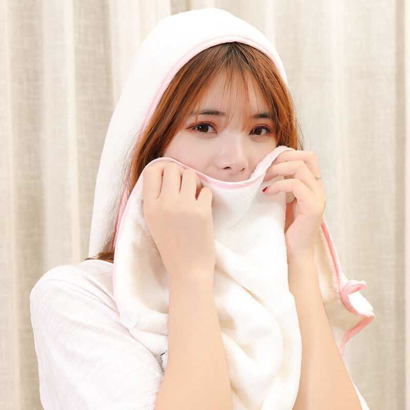 Khăn ủ tóc dễ thương - Khăn quấn đầu ủ tóc siêu thấm cotton siêu mềm - MiuMiu Mart