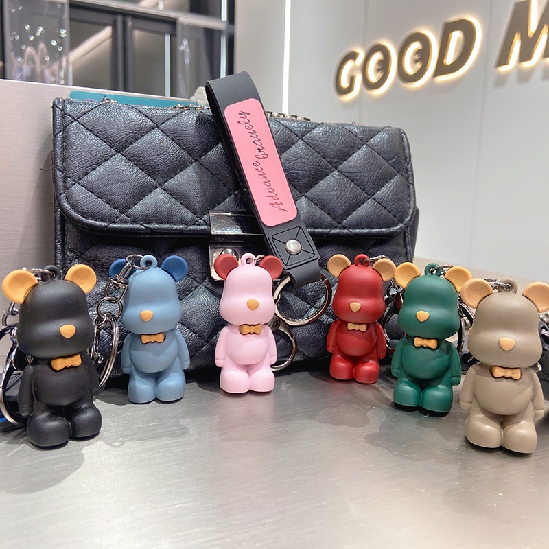 Móc khoá xe máy gấu cute dễ thương treo chìa khoá,móc khoá treo balo,phụ kiện túi xách phong cách hàn quốc Bolita