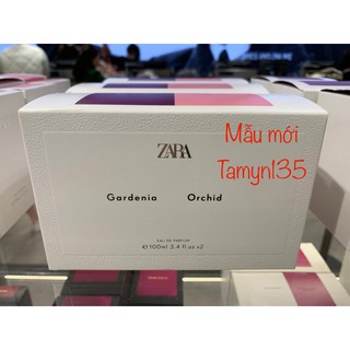 NƯỚC HOA ZARA SET ORCHID VÀ GADENIA 100ML/CHAI, SET 2 CHAI