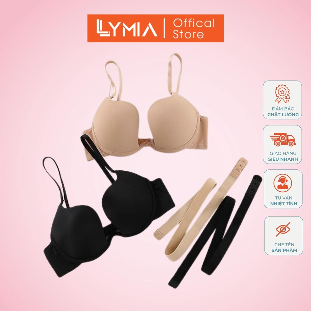 Áo ngực nữ, áo lót nữ có gọng LYMIA khoét ngực sâu mặc được 7 kiểu