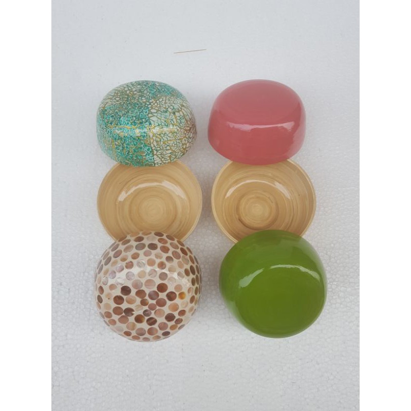 Bát ngâm tay khảm trai bi nâu  đẹp