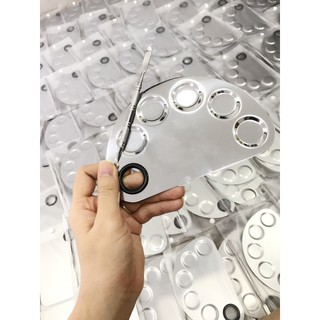 Khay Pha Trộn Nền Chuyên Nghiệp Pha Trộn Kem Nền, Bảng Màu Mắt, Màu Son