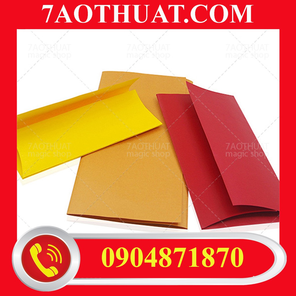 Đạo cụ ảo thuật cận cảnh : Phong bì biến đổi tiền ( 3 lần )