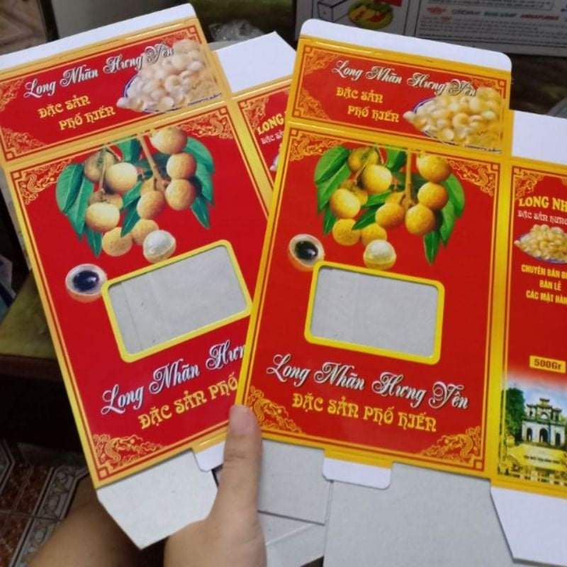 Vỏ hộp đựng long nhãn