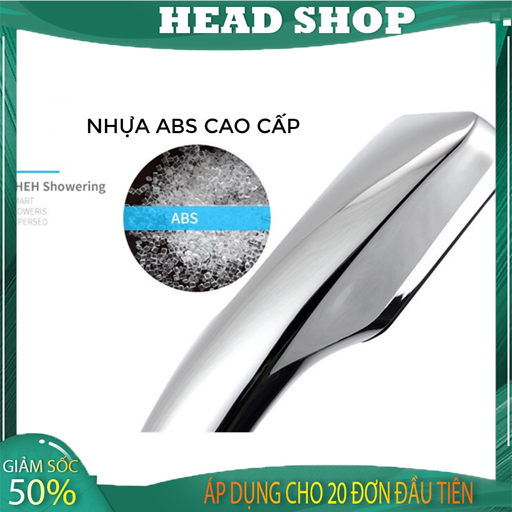 Đầu vòi sen tăng áp 300 lỗ áp suất cao phun tiết kiệm nước cho phòng tắm HEAD SHOP