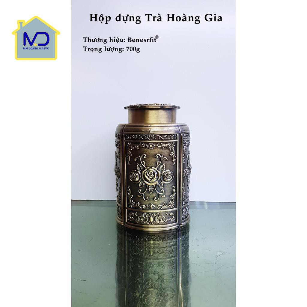 (siêu phẩm) Lọ đựng chè - trà hoàng gia ( Hợp kim đồng - Thủ công)