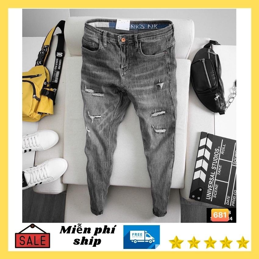 Quần jean dài nam chất vải bò,cá tính trẻ trung,NUCA 68 tcs | BigBuy360 - bigbuy360.vn
