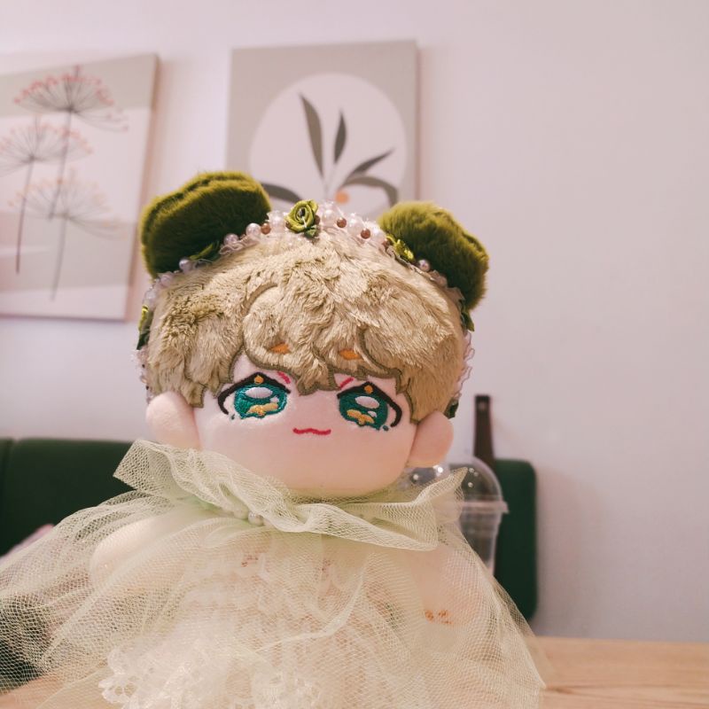 Áo choàng váy nơ cài tóc Dream of Neverland cho doll 20cm