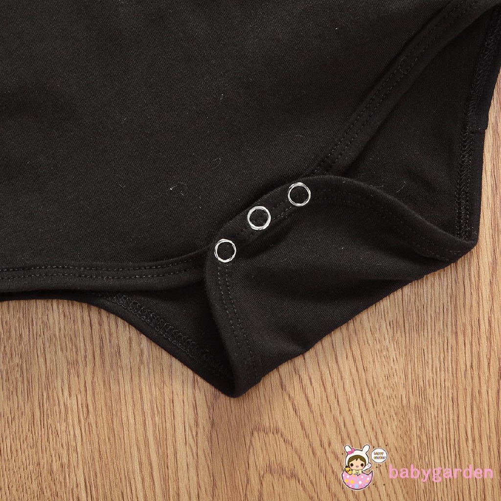 ღ♛ღBaby Girls Summer Clothes Daddy´s Mini Letter Print Bodysuit Romper + Shorts + Bow Headband 3Pcs Outfits Set