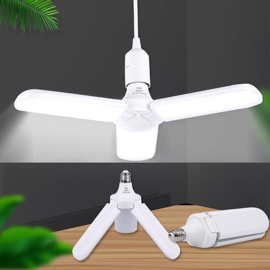 Đèn LED FAN Bulb 3 Cánh 45w Sáng mát mắt Siêu Bền 40 ngàn giờ Tiết kiệm điện (FAN3)