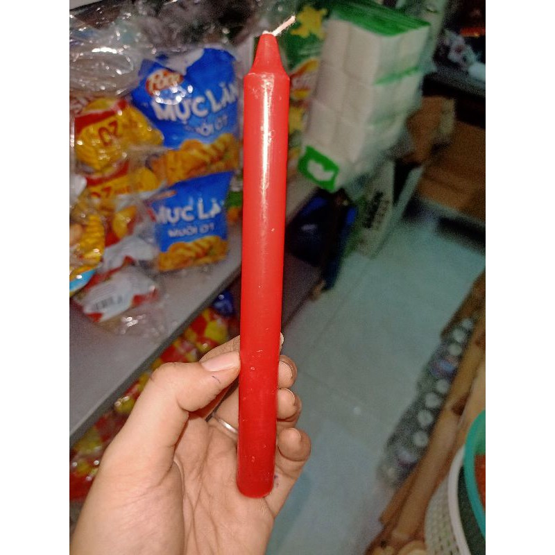 Đèn Cầy Đỏ To 17cm -8 cây (Nến)