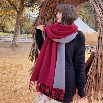 ~Hàng loại 1~ Khăn dạ Cashmere hai mặt cao cấp hàng loại 1 rẻ nhất dành cho mùa đông ấm áp phụ kiện nam nữ