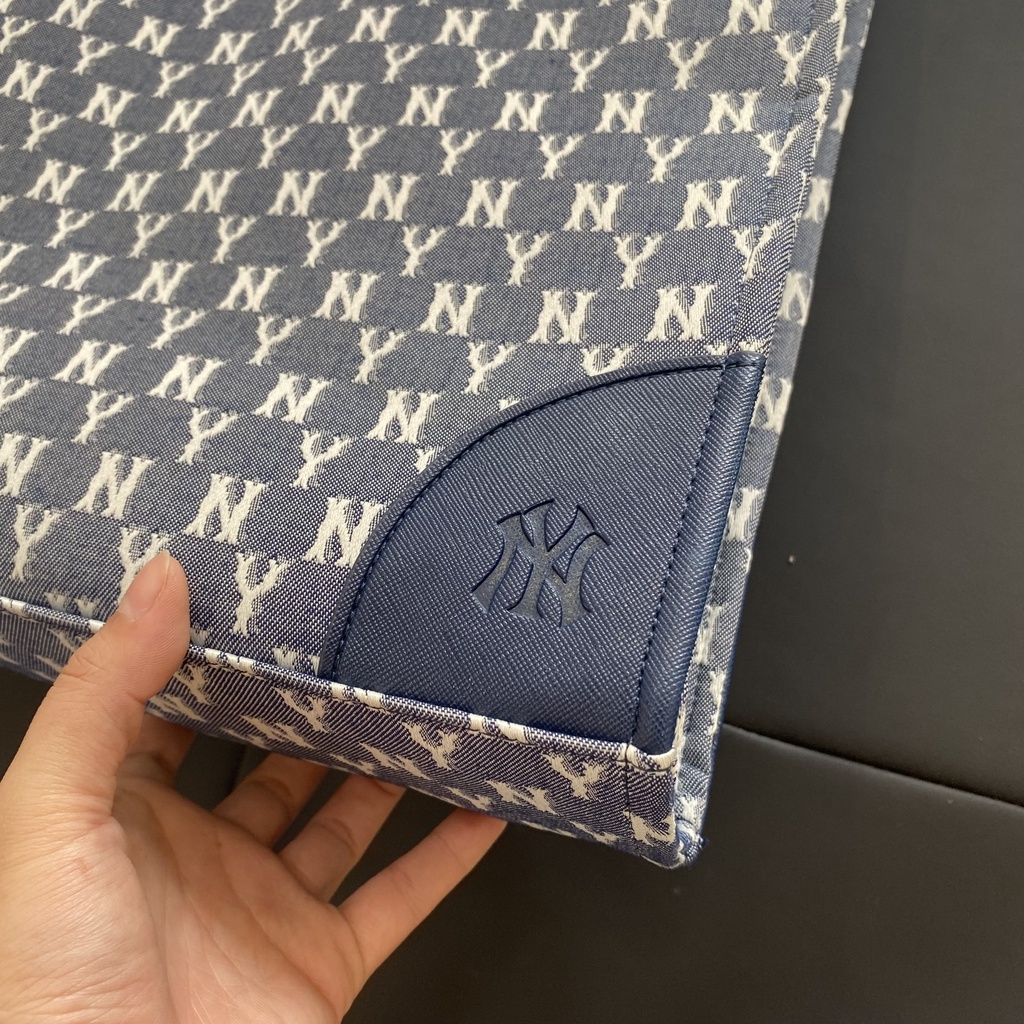 *CHÍNH HÃNG* Túi ML.B họa tiết Monogram Jacquard TOTE Shopping màu Xanh Navy