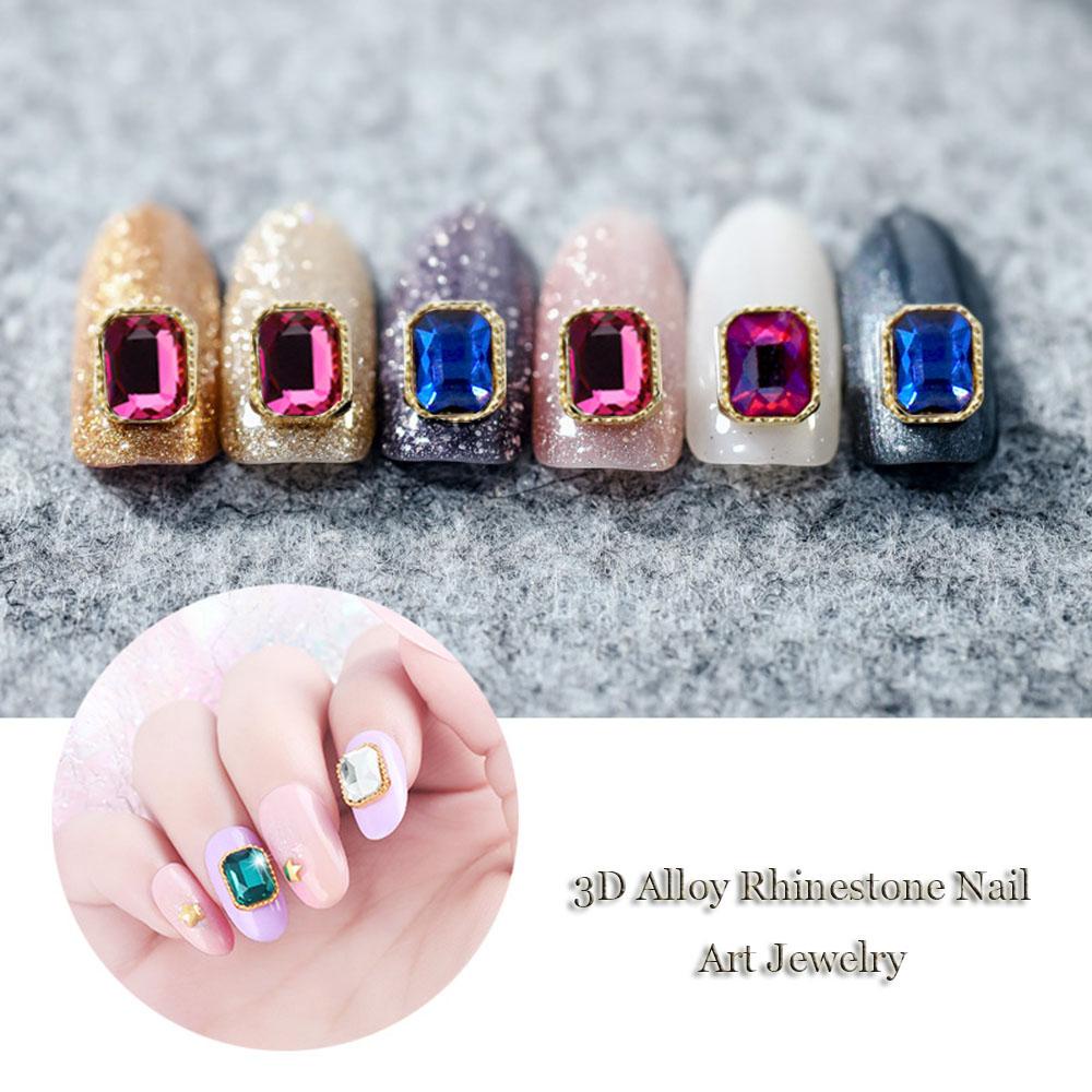 Phụ Kiện Trang Trí Móng Tay Nhiều Hình Dạng DIY|Mặt Dây Chuyền Thủy Tinh Lấp Lánh Charms