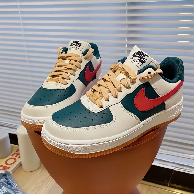 Giày Thể Thao Nike Gucci, Giày AF1 GC Xanh Đỏ Cao Cấp Mẫu Mới 2021