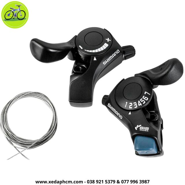 Tay đề xe đạp cóc gắn ghi đông Shimano SL-TX30 3x7 Speed