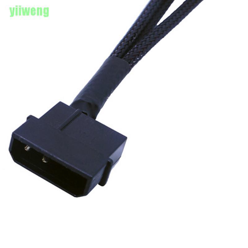 Dây Cáp Chia Cổng Đồng Molex Sang 3 Cổng 3pin / 4pin 12v Cho Quạt Máy Tính