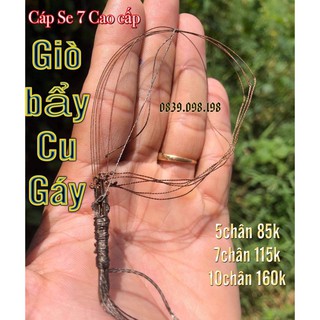 Bộ bẩy giò cu gáy Việt ( cáp se 7 )