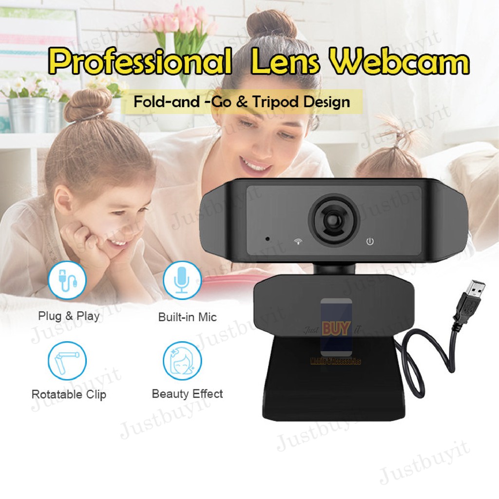 Webcam Hd Usb 2021 1080p Góc Rộng Kèm Micro Hd Phích Cắm Và Sử Dụng Cho Laptop Pc-502