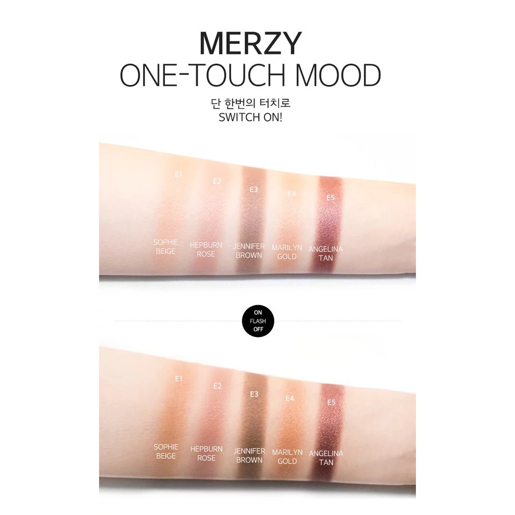 Phấn mắt Merzy The First Eye Shadow E2 - Hepburn Rose 2,2g