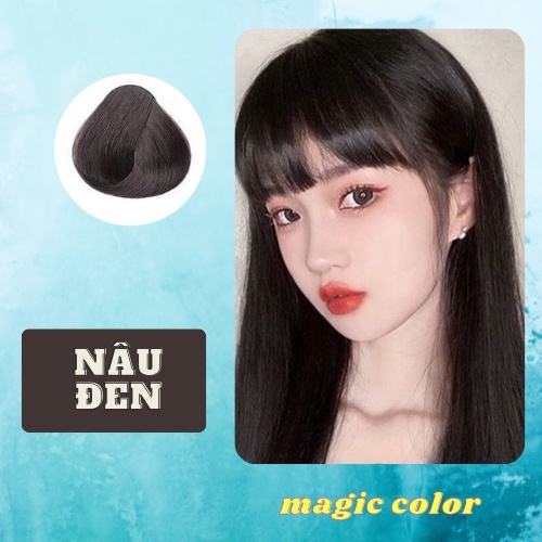 Thuốc Nhuộm Tóc Màu NÂU ĐEN Không Tẩy Colorking