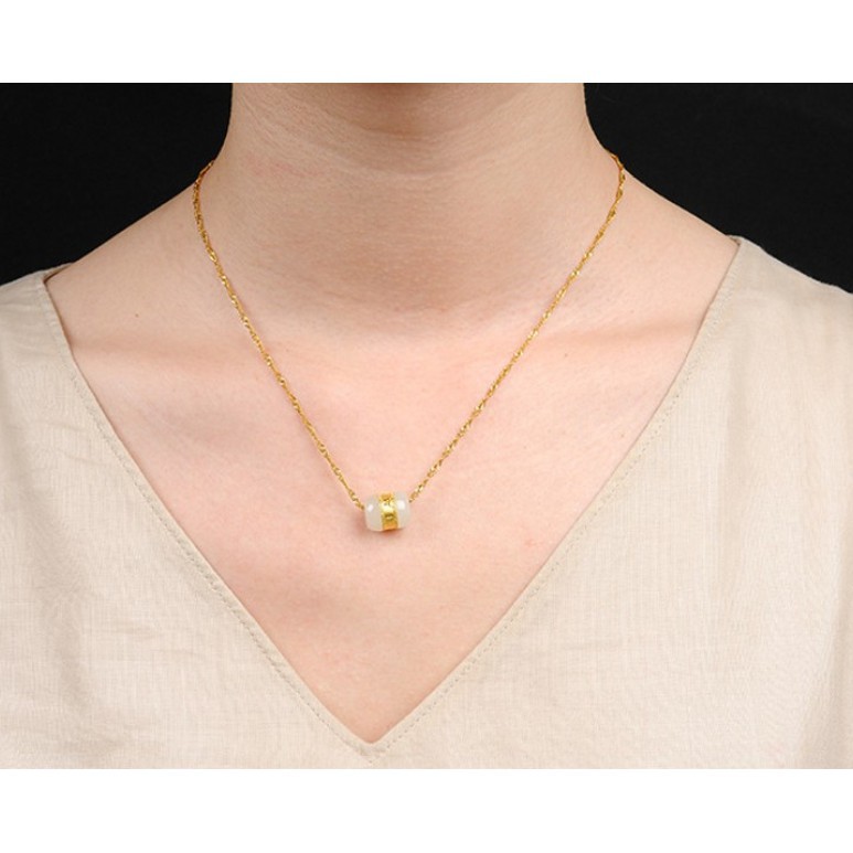 GIÁ SỈ  Mặt Dây Lu Thống Bạch Ngọc - Hàng đẹp loại 1, PH322