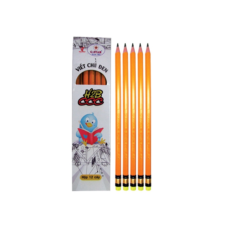 [Nowship] Bút Chì Gỗ 2B Gstar 1 Cây