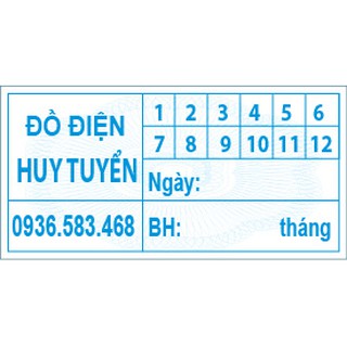 In tem nhãn theo yêu cầu.