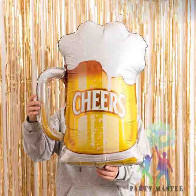Partymaster Celebrate Beer Cheers Foil Balloons