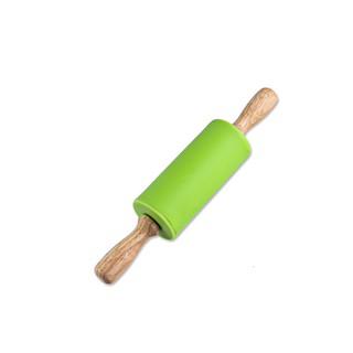 Cây cán bột silicon cán gỗ