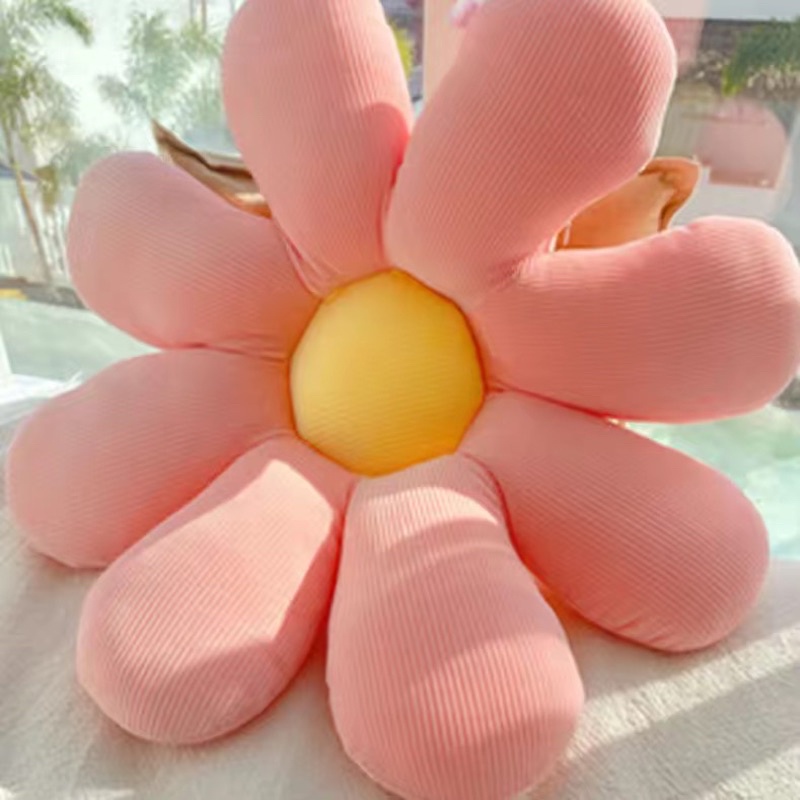 Gối bông hoa decor dễ thương