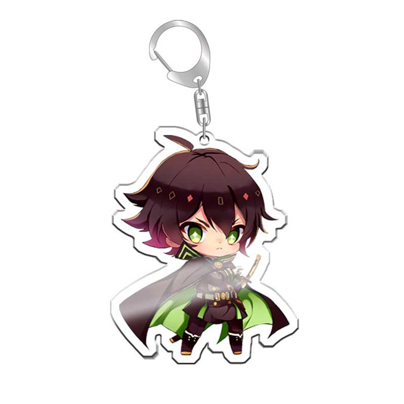 Móc khóa nhựa acrylic hình nhân vật hoạt hình Seraph Of The End