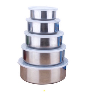 Bộ thố lạnh inox 5 món [ BÁT INOX 5 MÓN ]